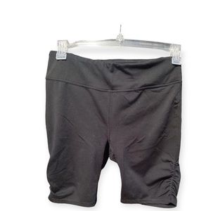 Gaiam Black Fitted Biker Shorts